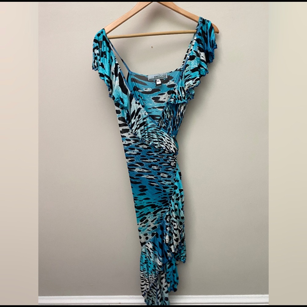 Roberto Cavalli Freedom Silk Ruffle Wrap READ